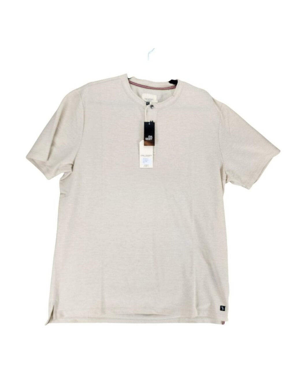 Civil Society Shirt Mens XL Heather Beige Short Sleeve Tee *NWT*